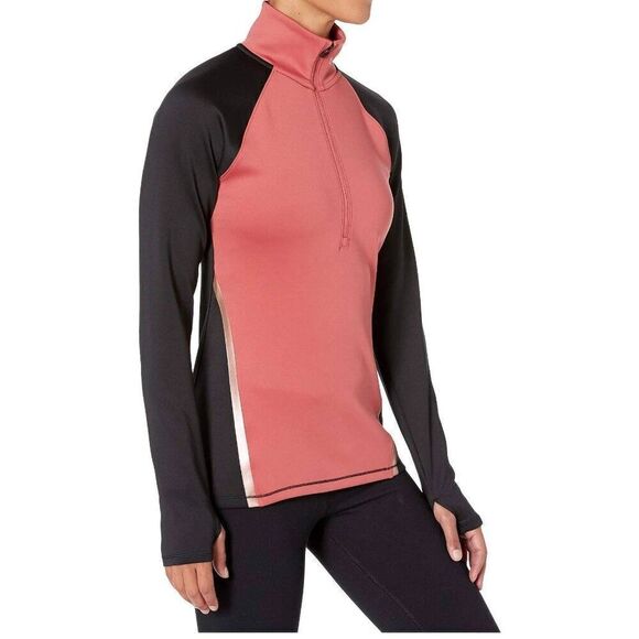 Under Armor Cold Gear Black/Orange 1/2 Zip Color Block sweatshirt, size XL - Picture 1 of 6